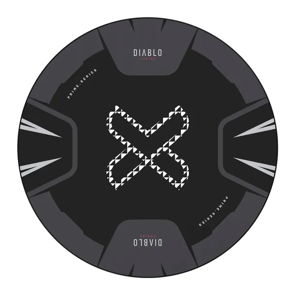 Mata Gamingowa Pod Fotel Ochronna Antypoślizgowa DIABLO PRIME Czarno-szara