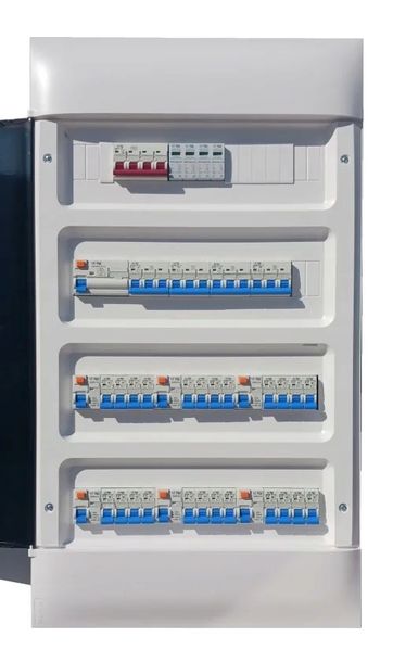 Gotowa rozdzielnia elektryczna Legrand Practibox 72 mod. wyposażona