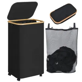 kosz-wolnostojacy-na-pranie-bedee-110l-czarny