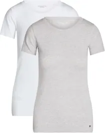 tommy-hilfiger-komplet-2-t-shirtow-damskich-bialy-szary-slim-fit-rozmiar-xs
