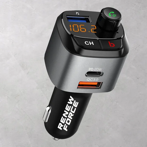 transmiter-samochodowy-renew-force-z-ladowarka-usb-36w-i-bluetooth-funkcje-ladowarka-usb