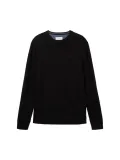 tom-tailor-sweter-czarny-okragly-rozmiar-m