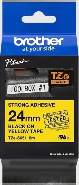 tasma-brother-tzes651-waga-z-opakowaniem-0-08-kg-kolor-zolty