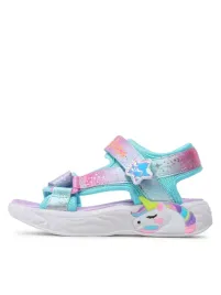 skechers-sandalki-dzieciece-tkanina-wielokolorowy-rozmiar-35