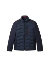 tom-tailor-kurtka-meska-bomber-bez-kaptura-hybrid-jacket-rozmiar-s