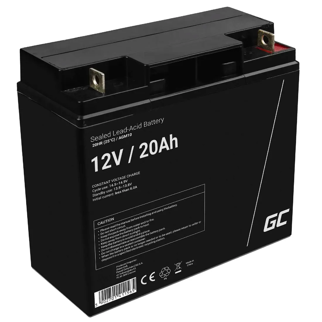 akumulator-green-cell-agm10-12v-20ah-waga-z-opakowaniem-5-7-kg