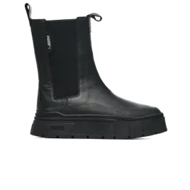 buty-damskie-skorzane-wysokie-botki-skora-czarne-puma-mayze-r-40