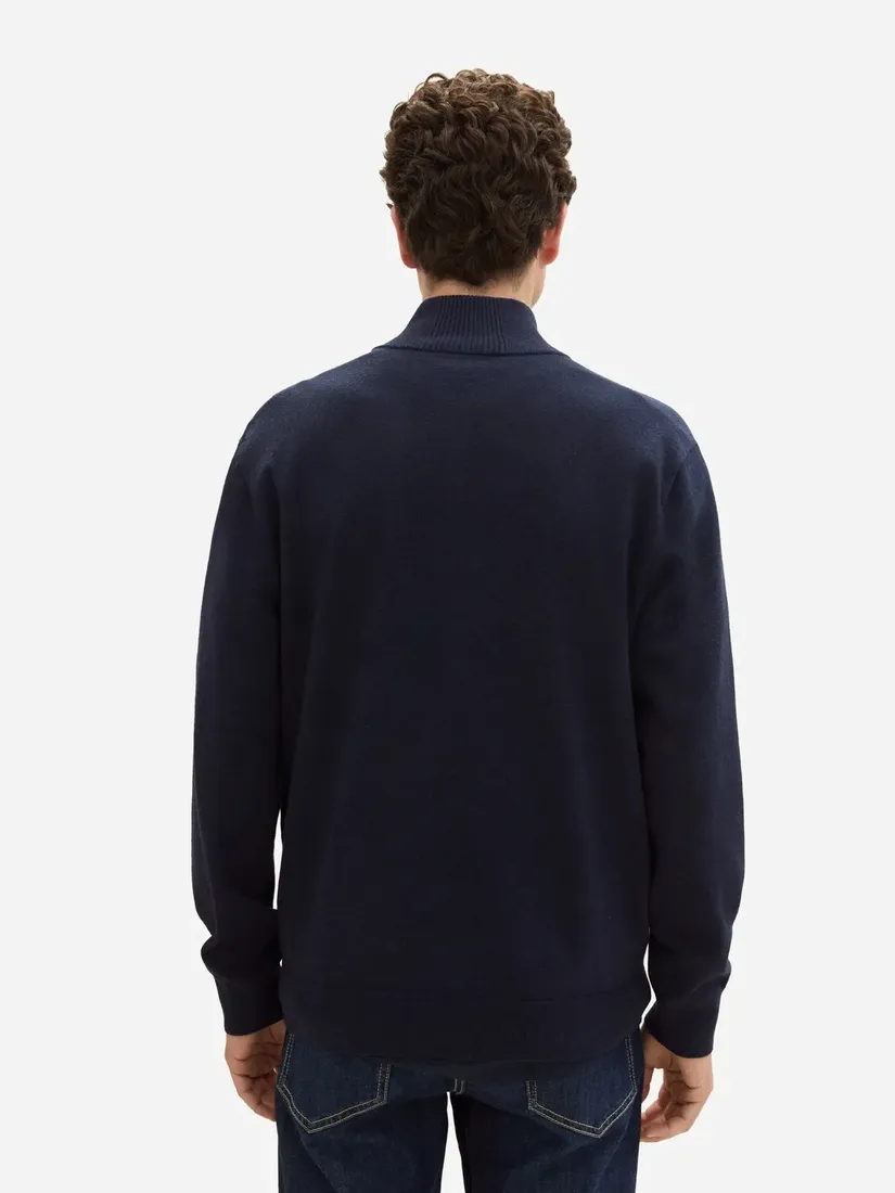 tom-tailor-sweter-niebieski-okragly-rozmiar-s