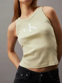 calvin-klein-jeans-top-damski-zielony-na-ramiaczkach-rozmiar-l