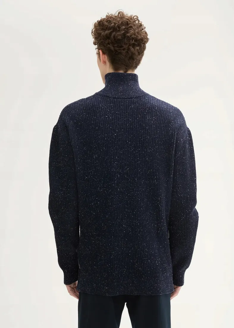 tom-tailor-sweter-niebieski-golf-rozmiar-l