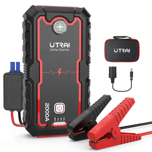 URZĄDZENIE ROZRUCHOWE JUMP STARTER POWERBANK AWARYJNY ROZRUCH AUTA UTRAI