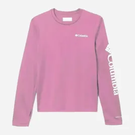 columbia-t-shirt-dzieciecy-rozowy-poliester-rozmiar-146