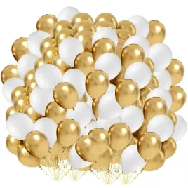 balony-biale-zlote-chromowane-zestaw-balonow-na-komunie-slub-100-szt-gratis