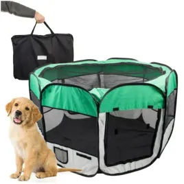 duzy-kojec-dla-psow-i-zwierzat-125cm-zielony-pop-up-z-torba-przenosny