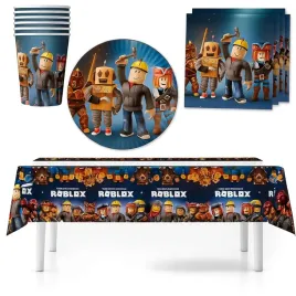zestaw-urodzinowy-roblox-zestaw-kubki-talerzyki-serwetki-gaming-bacon-41-el