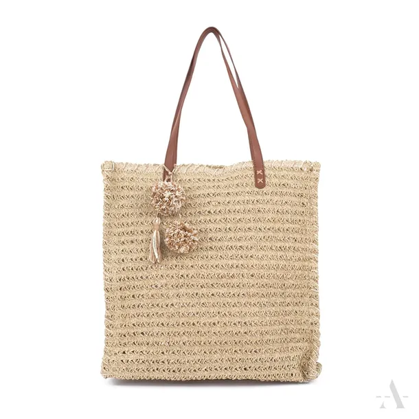 szaleo-torebka-shopper-brazowy-wzor-dominujacy-bez-wzoru