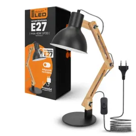 lampka-biurkowa-kreslarska-led-e27-regulowana-nocna-do-czytania-czarna-230v