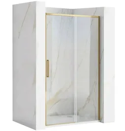 drzwi-prysznicowe-do-wneki-przesuwne-rapid-slide-zloty-szczotkowany-mat-150