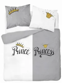 komplet-poscieli-detexpol-160x200cm-100percent-bawelna-prince-princess