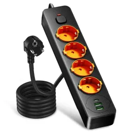 przedluzacz-listwa-zasilajaca-sieciowa-4-gniazda-230v-3m-3x-usb-ladowarka