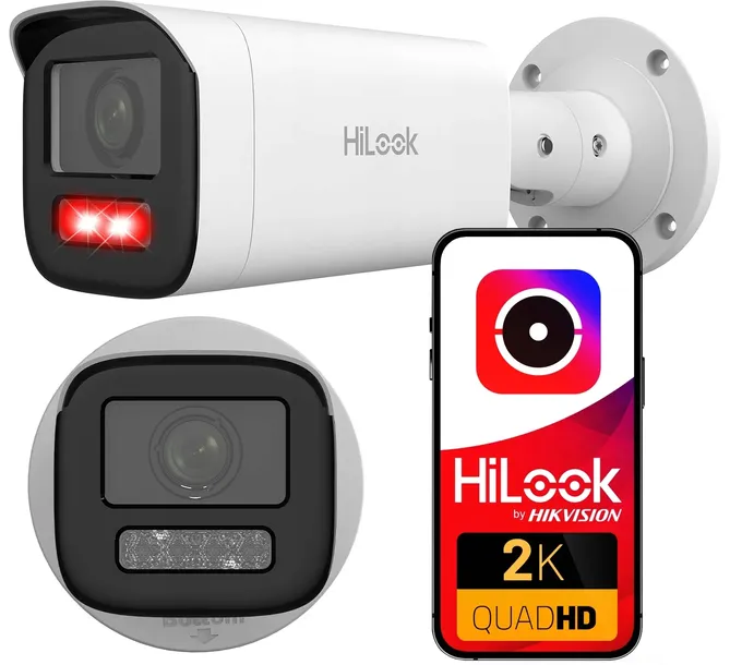 Kamera IP 4MP HiLook by Hikvision Motozoom IPC-B640HA-LZU 2.8-12mm LED IR50