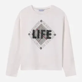 mayoral-t-shirt-dzieciecy-bezowy-bawelna-rozmiar-152