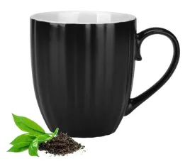 kubek-porcelanowy-380-ml-czarny-mat-wypukly-ryflowany-wzor-paseczki-prazki