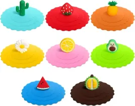 silikonowa-pokrywka-na-kubek-szklanke-uchwyty-kolorowe-owoce-zestaw-8-sztuk