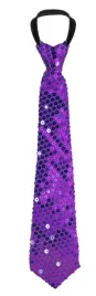 krawat-blyszczacy-blekitny-36-cm-z-cekinami-disco-cekin-fioletowy