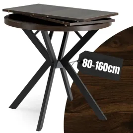 stol-do-salonu-okragly-80-orzech-czarny-rozkladany-loftowy-dorian