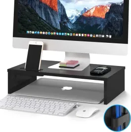 podstawka-pod-monitor-stojak-z-uchwytem-na-telefon-ergonomiczna-czarna