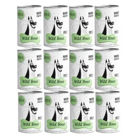 mokra-karma-dla-psa-paka-zwierzaka-pepe-wild-boar-99percent-dziczyzna-12x400g