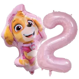 balony-urodzinowe-2-urodziny-skye-sky-urodziny-2szt