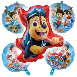 balony-urodzinowe-psi-patrol-chase-marshall-ryder-urodziny-5szt