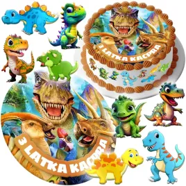 mega-zestaw-oplatek-na-tort-dinozaury-jurassic-world-8szt-postaci-tekst