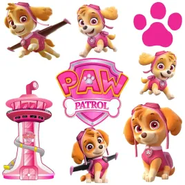 oplatek-na-tort-psi-patrol-skye-sky-paw-patrol-zestaw-postaci-8szt