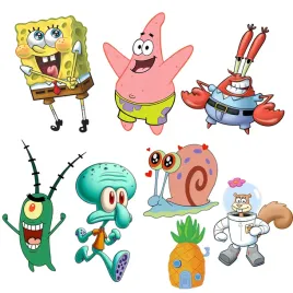 oplatek-na-tort-spongbob-sponge-bob-gabka-zestaw-postaci-8szt