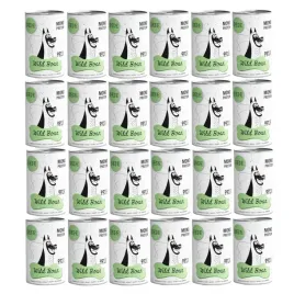 mokra-karma-dla-psa-paka-zwierzaka-pepe-wild-boar-99percent-dziczyzna-24x400g