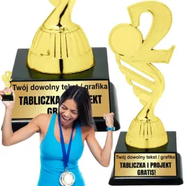 puchar-zloty-trofeum-nagroda-statuetka-drugie-miejsce-3d-grawer-16-cm
