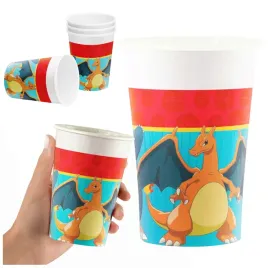 kubeczki-kubek-papierowy-pokemon-go-pikachu-charizard-impreza-party-8-szt