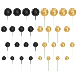 dekoracja-toper-topper-na-tort-ciasto-czarno-zlote-kule-na-piku-32-szt