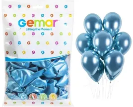 balony-pastelowe-shiny-niebieski-092-gemar-lateksowe-gb120-33cm-50szt