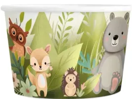 kubeczki-do-lodow-lesni-przyjaciele-las-zwierzatka-mis-lis-urodziny-6szt
