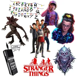 oplatek-na-tort-stranger-things-nastka-zestaw-ilustracji-8szt
