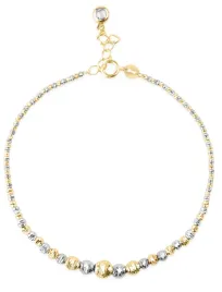 damska-zlota-dwukolorowa-bransoletka-z-diamentowanymi-kuleczkami-14-kt-585