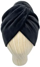 czapka-turban-welurowy-dwuwarstwowy-velvet-aksamit-czarny