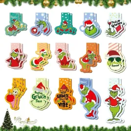 zakladki-do-ksiazek-magnetyczne-swiateczny-wzor-grinch-zestaw-30-sztuk