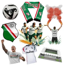 oplatek-na-tort-legia-warszawa-pilka-nozna-klub-zestaw-ilustracji-8szt