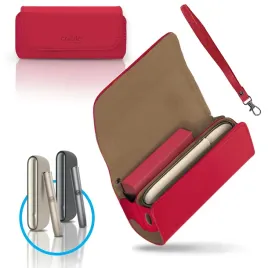 etui-ochronne-ze-sztucznej-skory-do-iqos-organizer-pokrowiec-czerwony