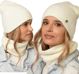 modny-komplet-damski-zimowy-ciepla-czapka-komin-tuba-szal-wanilia